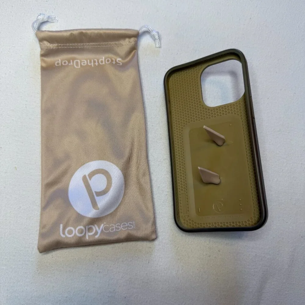 Loopy Case iPhone 11 Pro Sandstone Righty with Bag‎